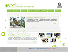 Tablet Screenshot of ecobiodiversidad.unab.cl